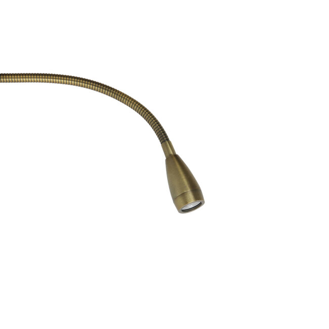 Light en Living Wandlamp+ledflex 20x11x35 cm REGINA antiek brons