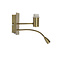 Light en Living Wandlamp+ledflex 20x11x35 cm REGINA antiek brons