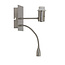 Light & Living Wandlamp+ledflex 20x11x35 cm REGINA nikkel satijn