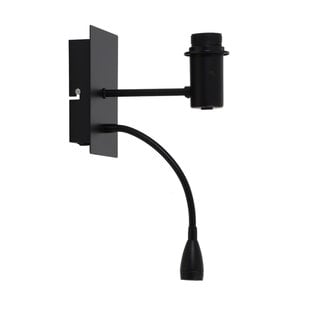 Light & Living Wandlamp+ledflex 20x11x35 cm REGINA mat zwart