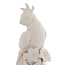 Light & Living Ornament 22,5x14x39 cm BIRD keramiek mat crème