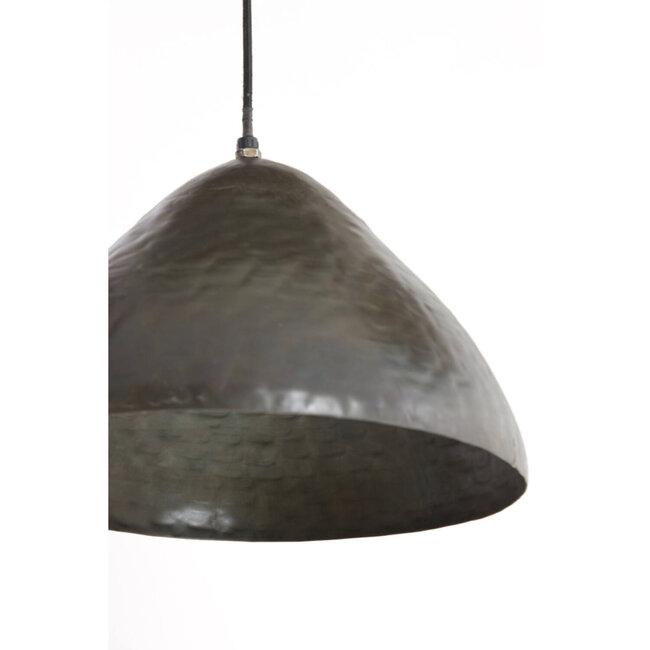 Light en Living Hanglamp Ø40x25 cm ELIMO donker bruin brons