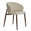 Light en Living Eetkamerstoel 57x56x74 cm ALUKO crème+bruin