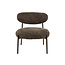 WoonStijl Fauteuil Round -  Tissee cargo bruin