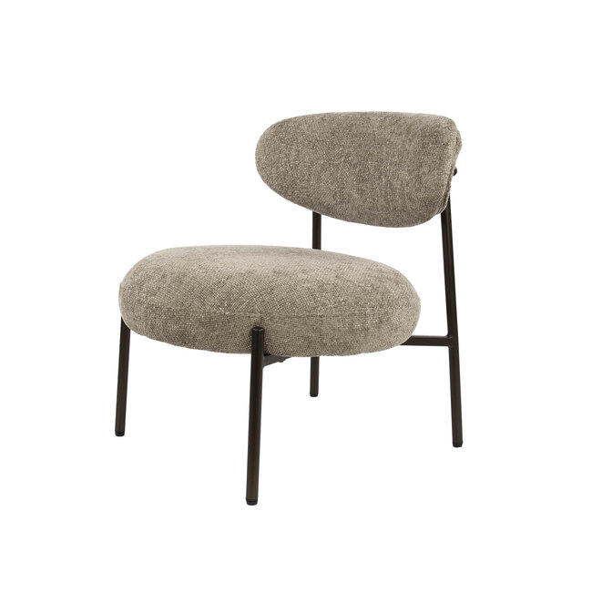 WoonStijl Fauteuil Round -   Tissee cargo zandkleur