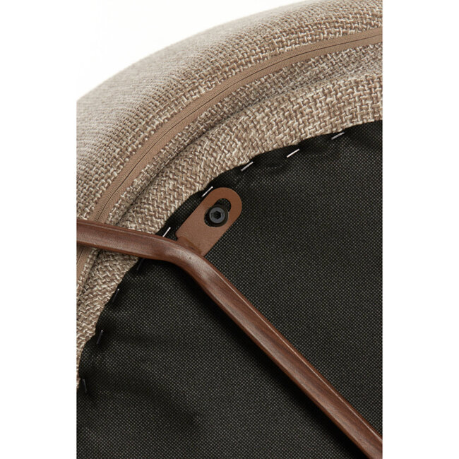 Light en Living Eetkamerstoel 57x56x74 cm ALUKO licht bruin+bruin