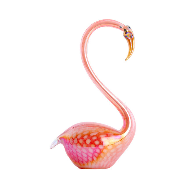 Light en Living Ornament 17x9,5x29 cm SWAN glas oranje