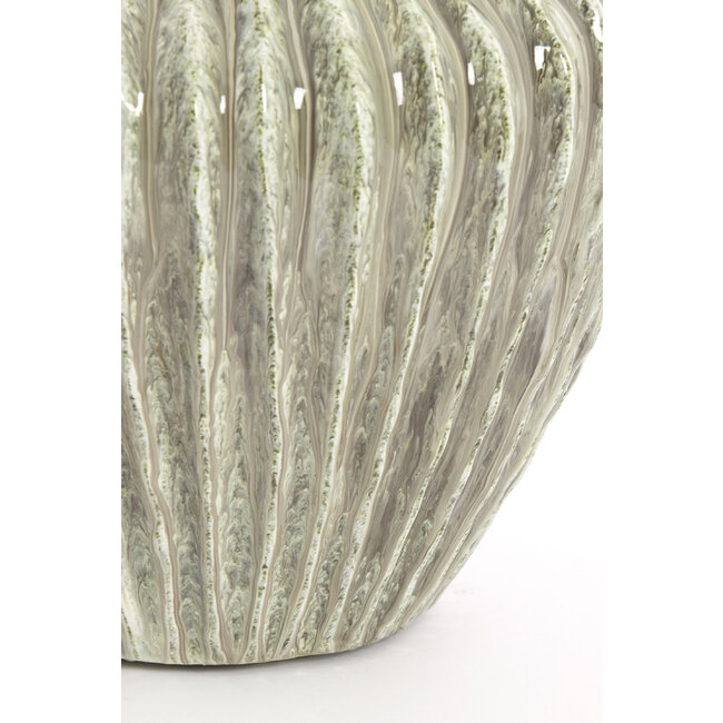 Light en Living Vaas deco Ø32x28 cm CACTI shiny mint groen