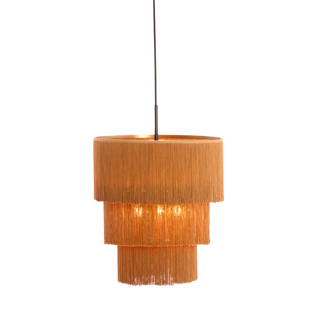 Light en Living Hanglamp 3L Ø45x50 cm MALAIKA bruin