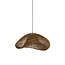 Light en Living Hanglamp 65x64x30,5 cm JANZUR rattan donkerbruin