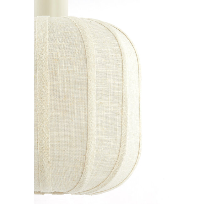 Light en Living Hanglamp 7L Ø53x34 cm TUFIA linnen crème