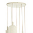 Light en Living Hanglamp 7L Ø53x34 cm TUFIA linnen crème