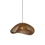 Light en Living Hanglamp 54x52,5x30,5 cm JANZUR rattan donkerbruin