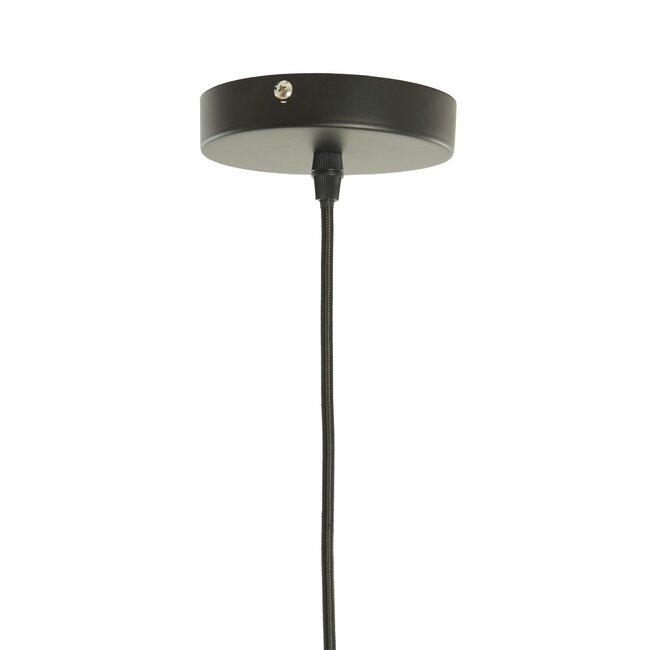 Light en Living Hanglamp 54x52,5x30,5 cm JANZUR rattan donkerbruin