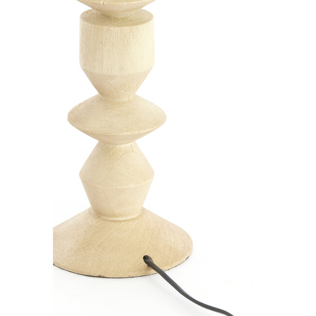 Light en Living Lampvoet Ø15x53 cm EDIE hout mat naturel