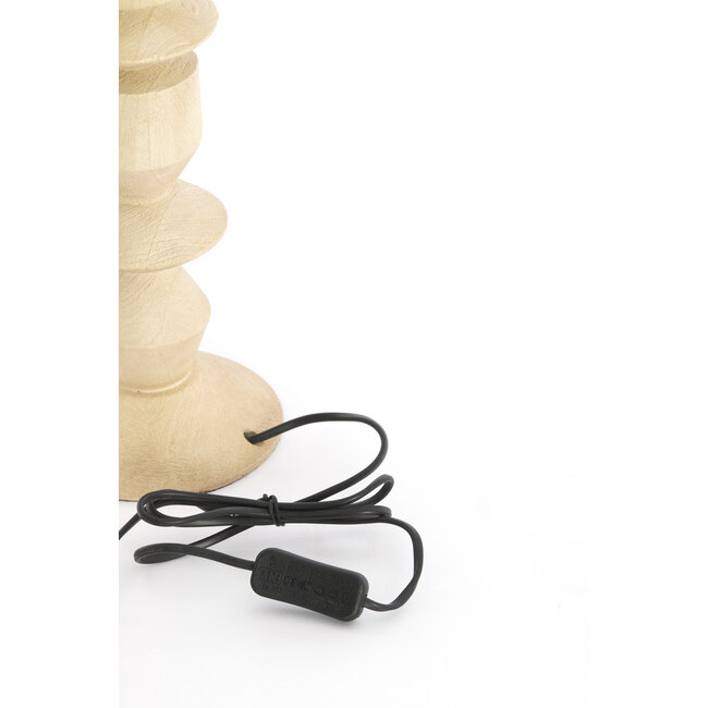 Light en Living Lampvoet Ø15x53 cm EDIE hout mat naturel