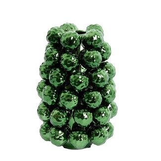 Light en Living Vaas deco Ø16x24,5 cm BUTANG keramiek metallic groen