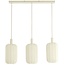 Light en Living Hanglamp 3L 80x21x34 cm TUFIA linnen cream