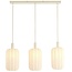 Light en Living Hanglamp 3L 80x21x34 cm TUFIA linnen cream