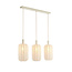 Light en Living Hanglamp 3L 80x21x34 cm TUFIA linnen cream
