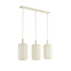 Light en Living Hanglamp 3L 80x21x34 cm TUFIA linnen cream