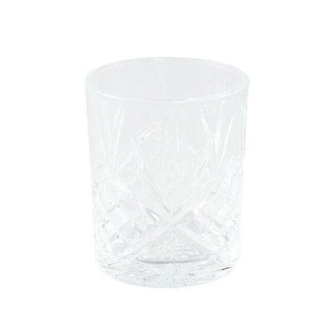PTMD Whisky glas Crystal clear rond -  6 stuks