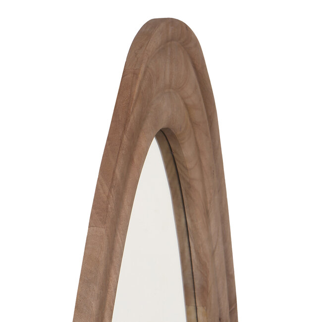 PTMD Spiegel Santin Natural mango wood organic triangle