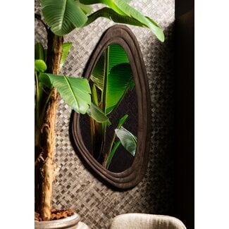 PTMD Spiegel Santin Bruin mango wood organic triangle