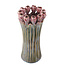 PTMD Vaas Tulips Mint Green ceramic tulip shaped S