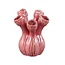 PTMD Vaas Annmarie Light Pink ceramic flower shape tubes M