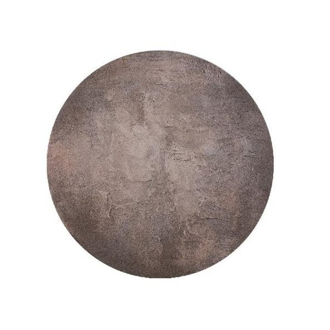 PTMD Schilderij Kemp Brown canvas rough round S