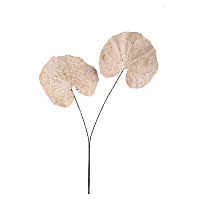 PTMD Kunsttak Leaves Plant Cream monstera leaf spray