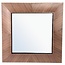 PTMD Spiegel Gezzy Natural wooden curl frame vierkant