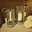 Light en Living Windlicht 23X18X33 cm DOLEGA glas helder+donkerbruin