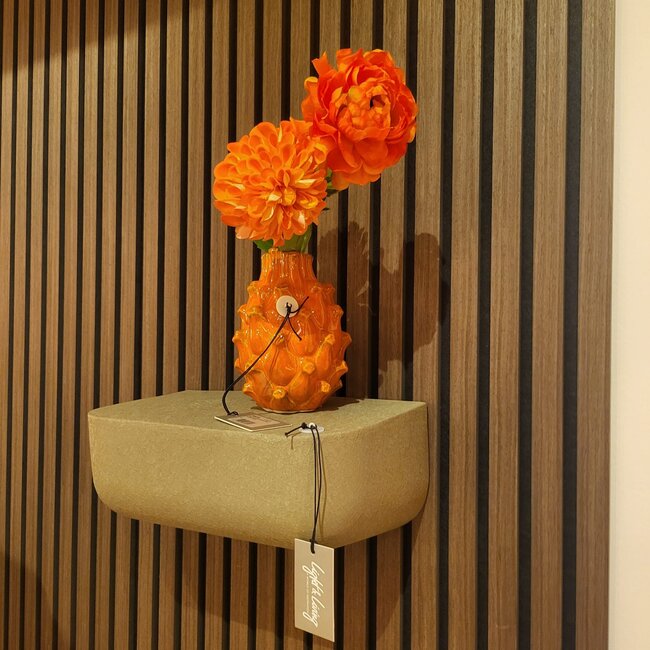 Light en Living Wandplank 32,5x14x18 cm ADAWA glans crème