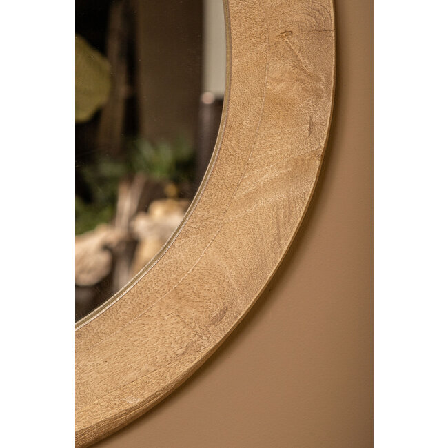 PTMD Spiegel Noam Naturel mango rond L