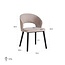 Richmond Interiors  Stoel Savoy black chenille (Bergen 809 black chenille)