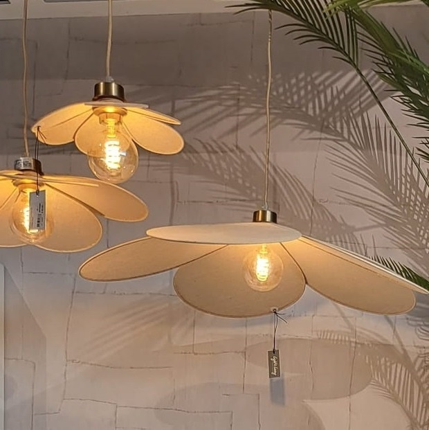 Linnen hanglamp koop je bij De Woon Winkel