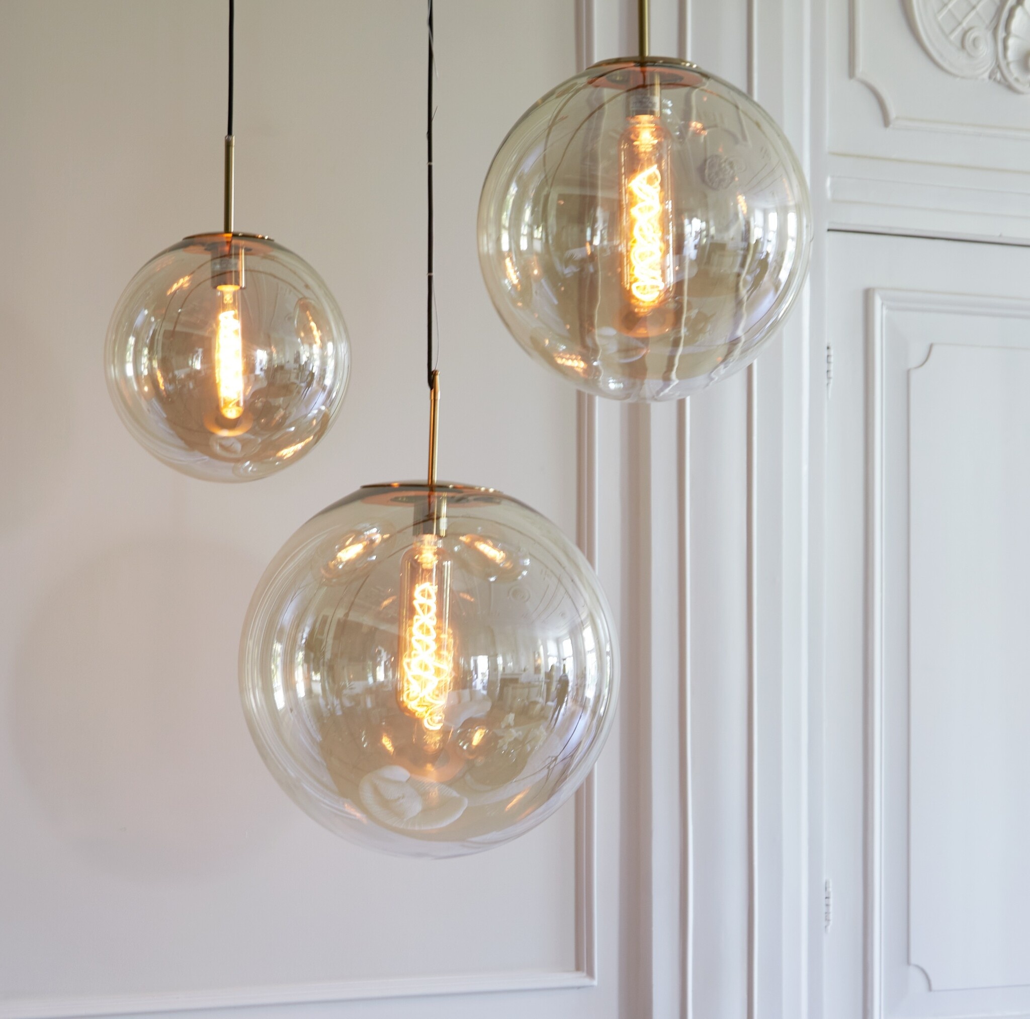 Groot aanbod hanglampen van glas