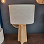 Light en Living Kap ovaal recht smal hoog 45-21-32 cm RIF  zand