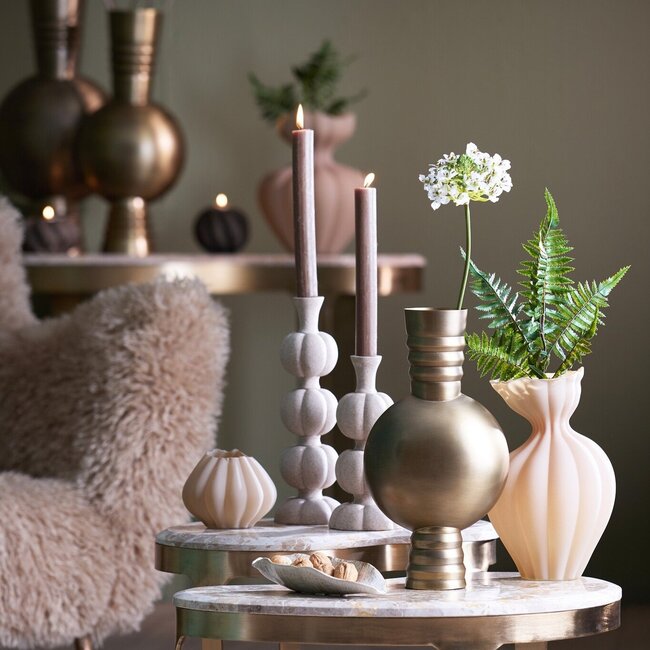 Light en Living Kandelaar Ø11x25,5 cm AUBURN zand