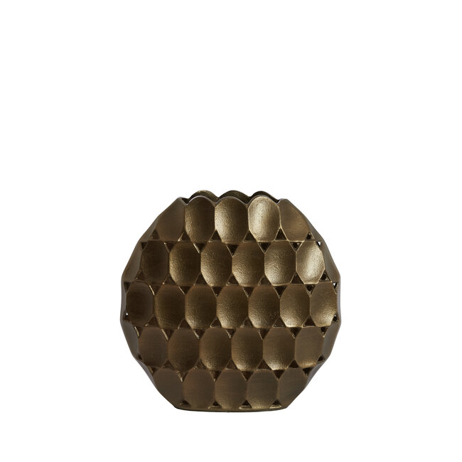 Light en Living Vaas deco 32X9X33 cm ORLAN goud