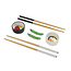 Balvi Sushi set Oishii wit/zwart keramiek