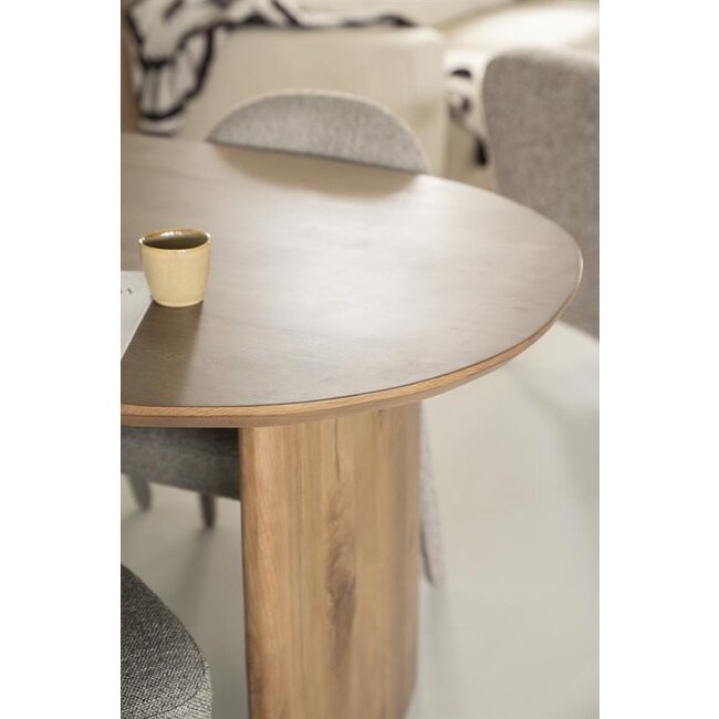 Eleonora Eettafel Dex 180x90 cm - bruin