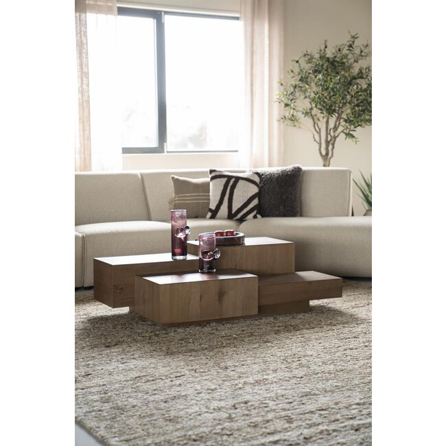 Eleonora Salontafel Quinten rechthoekig - bruin