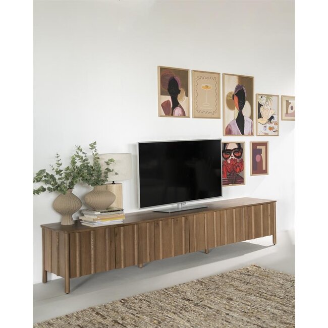 Eleonora TV meubel Jake 6 drs. - bruin