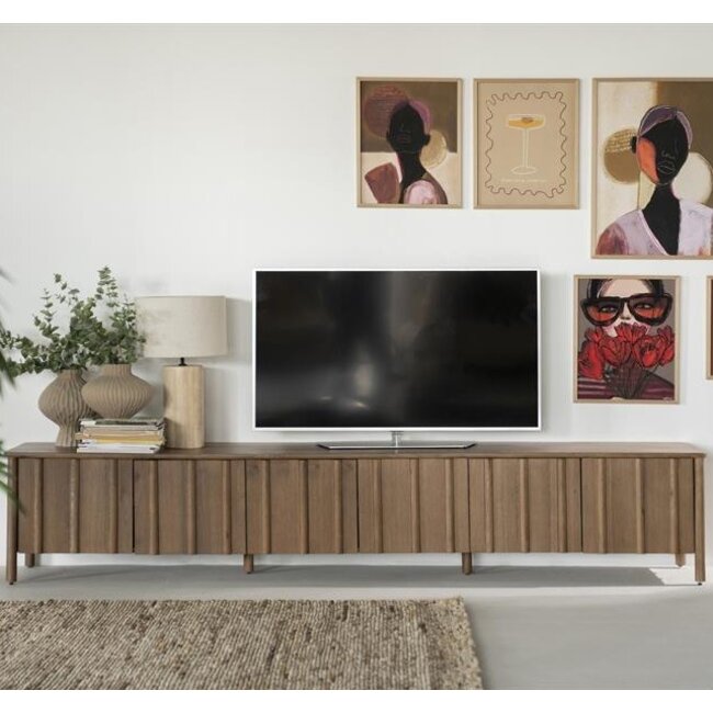 Eleonora TV meubel Jake 6 drs. - bruin