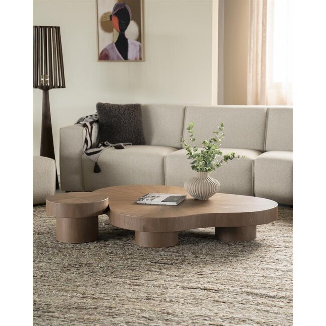 Eleonora Bijzettafel Bobbie - lichtbruin