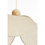 Light en Living Hanglamp Ø60x30 cm LAVRIRIA natural+hout