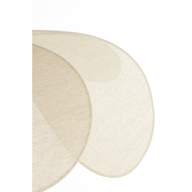 Light en Living Hanglamp Ø60x30 cm LAVRIRIA natural+hout